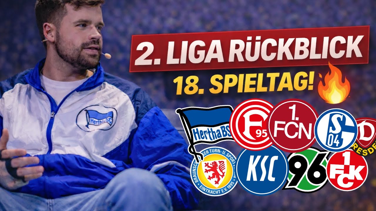 18. SPIELTAG - 2. LIGA RÜCKBLICK🔥 Lautern H96 | Dynamo vs Fürth | FCN vs SVE | Hertha vs Schalke uvm