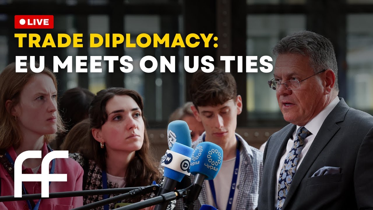 LIVE: Trade Diplomacy: EU Meets on US Ties | Factual Flow