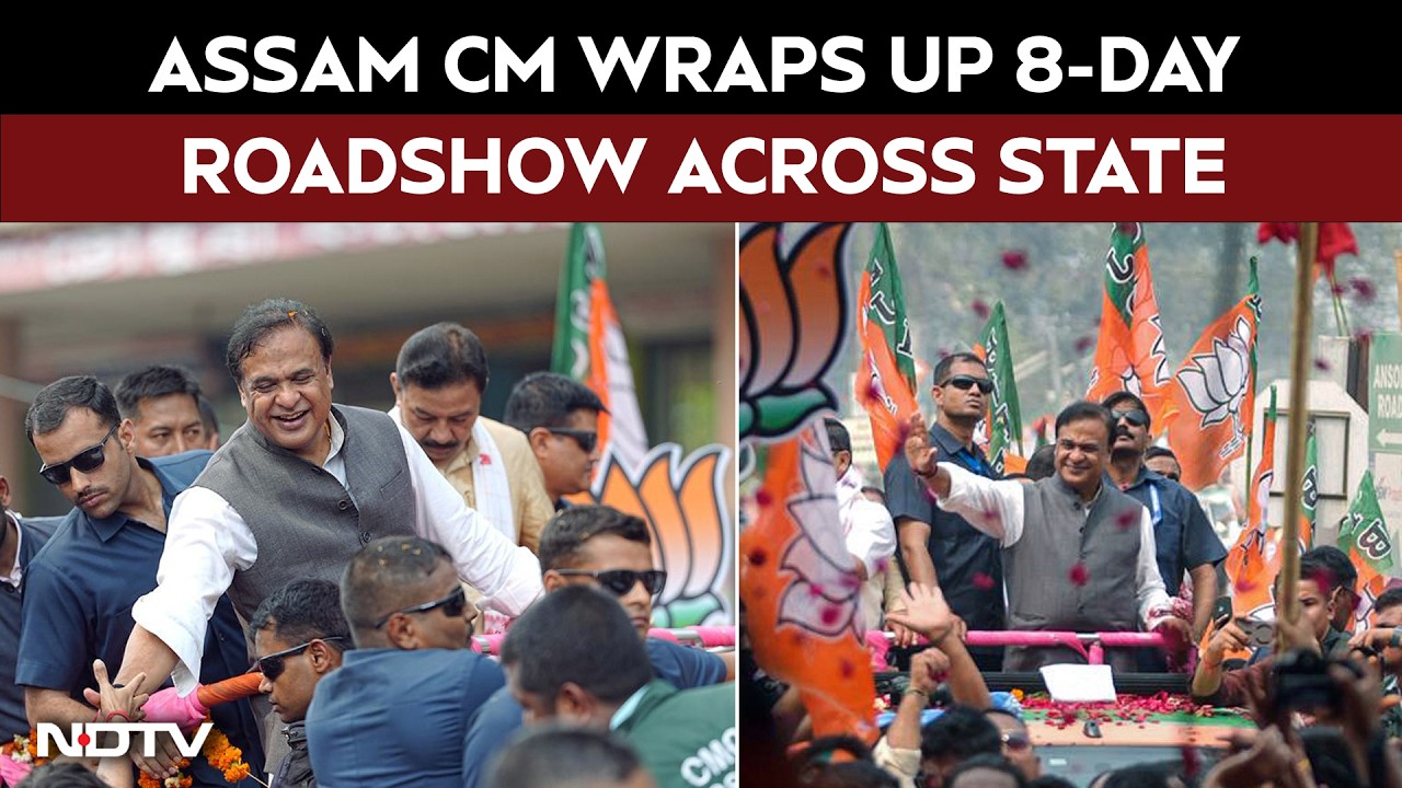 Assam Election | Huge Turnout In Nalbari As Assam CM Himanta Wraps Up 8-Day Yatra