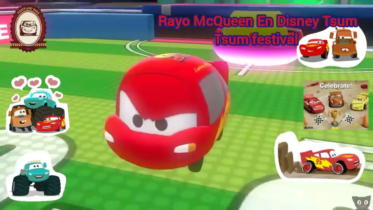Rayo McQueen En Disney Tsum Tsum festival Nintendo Switch