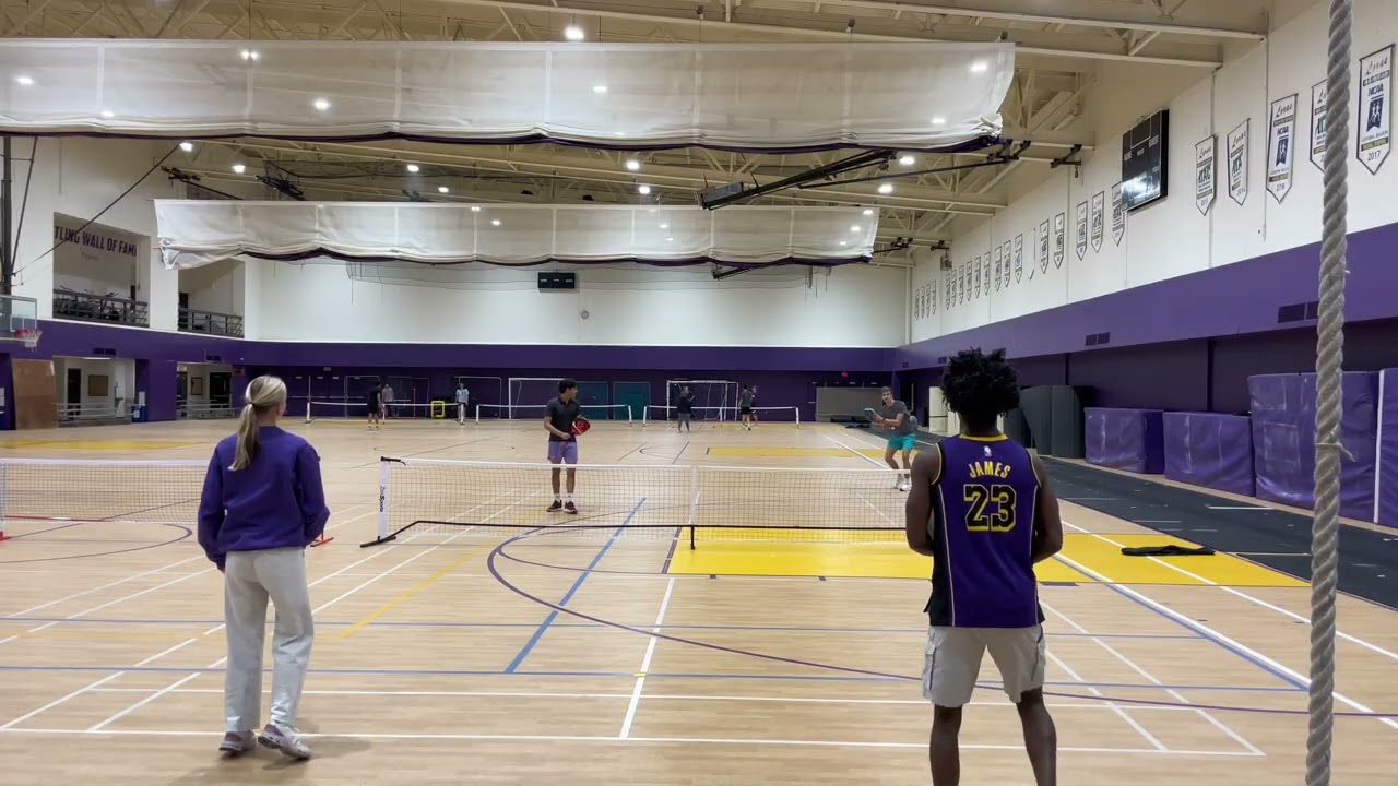 Intramural pickleball game 1 highlights December 3rd Loras college