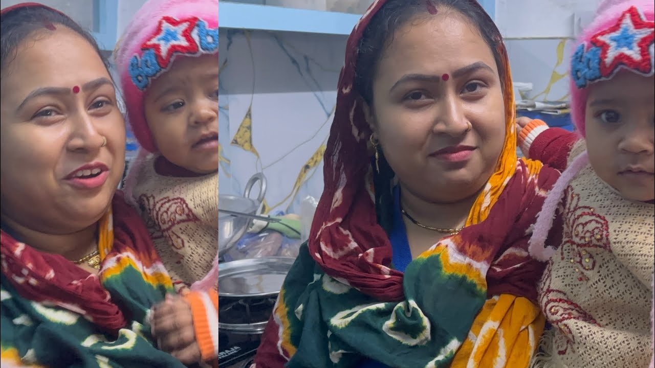 Ghar Pe Banaya Gajar ka Halwa || Bachcho Ke Saath ki full Masti || husband Ne Puri halp ki 