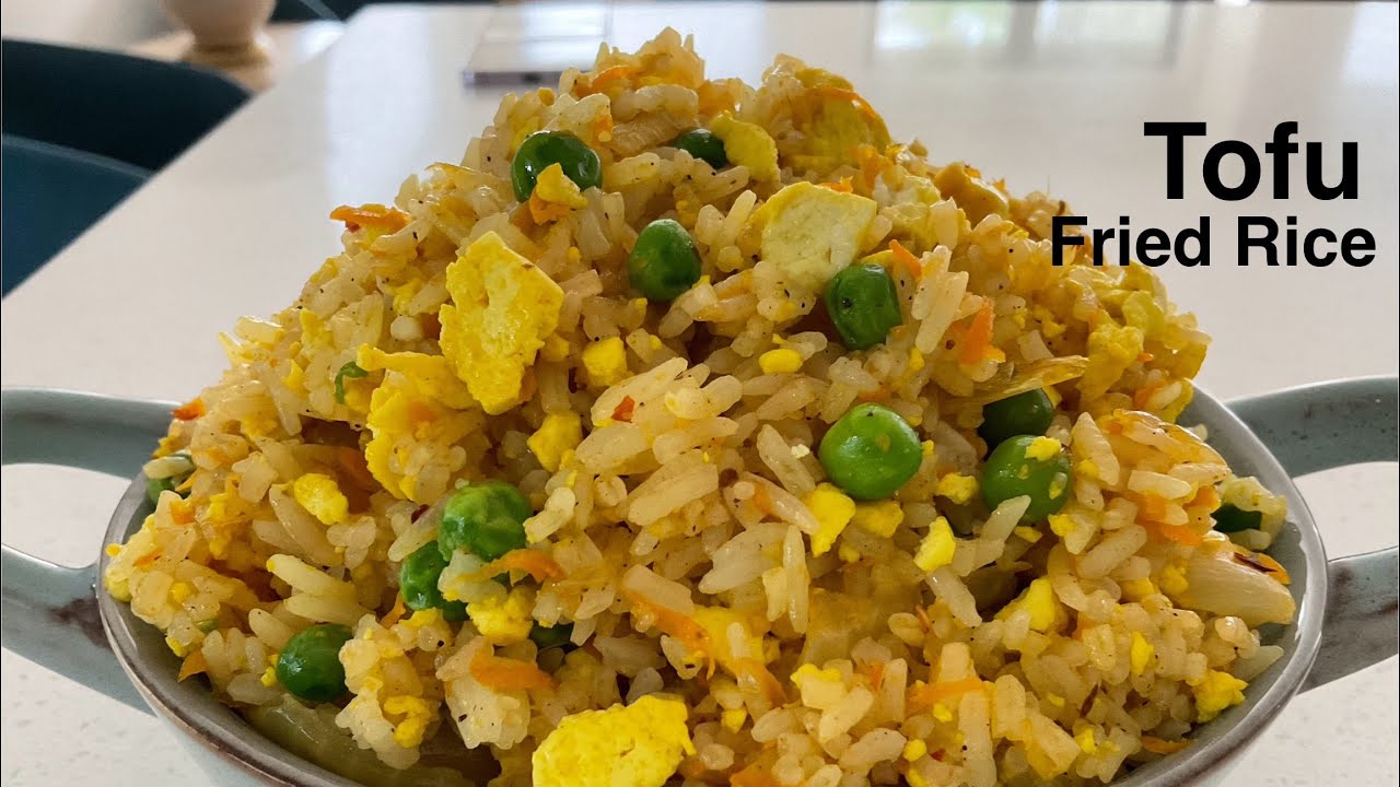 TOFU FRIED RICE | VEGAN EGG FRIED RICE | PLANT-BASED EGG FRIED RICE | Dota’s