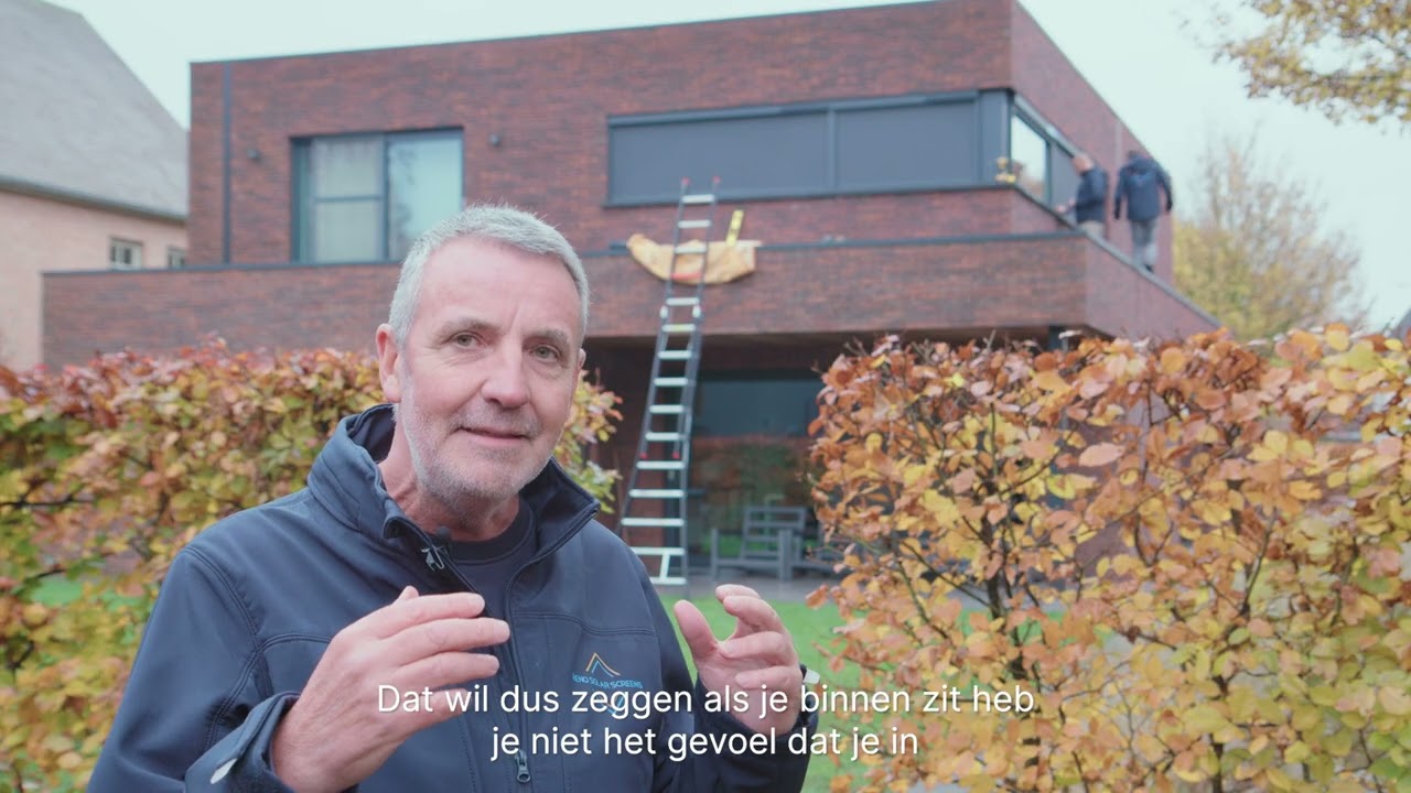 Woningupgrade met screens op zonne-energie