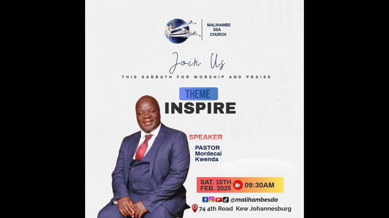 [Live Stream] Inspire - Pastor Mordecai Kwenda