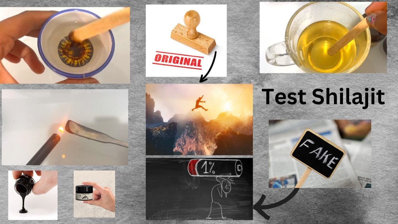 Fake vs Orginal: Simple Shilajit test at home.