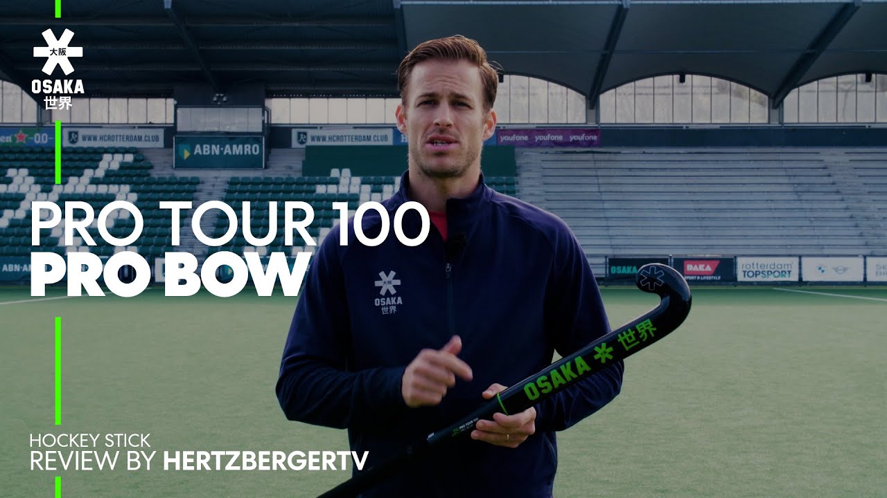 Osaka Pro Tour 100 - Pro Bow Hockey Stick - Review by HertzbergerTV
