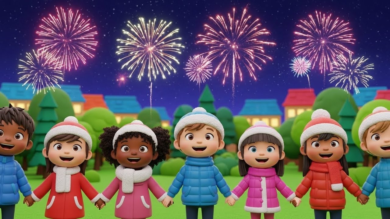 New Year Fireworks Rhyme for Kids | Celebration Song, Popular Nursery Rhyme, Baby Songs & Kids Music