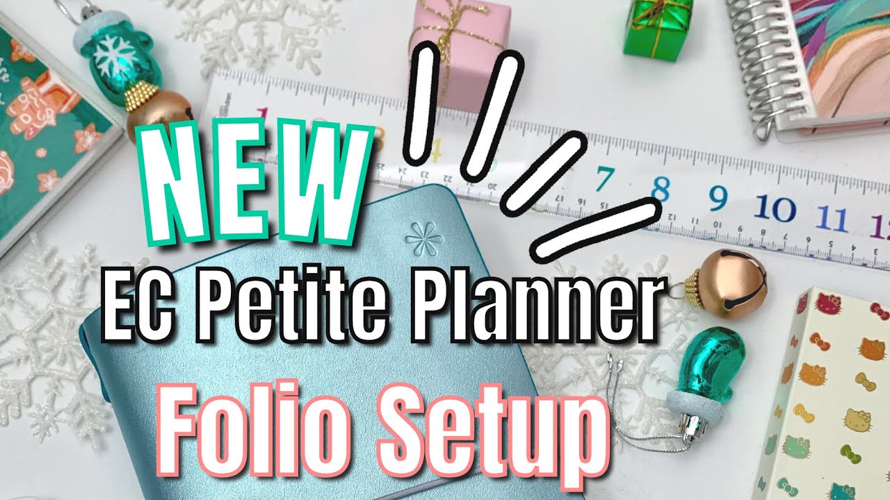 ERIN CONDREN PETITE PLANNER FOLIO SETUP | 2022