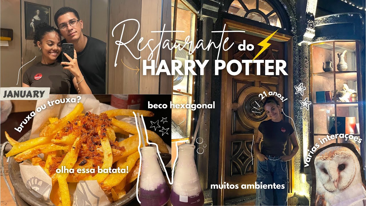 VLOG | Fui no restaurante do HARRY POTTER pela 1ª vez! 🪄❤️