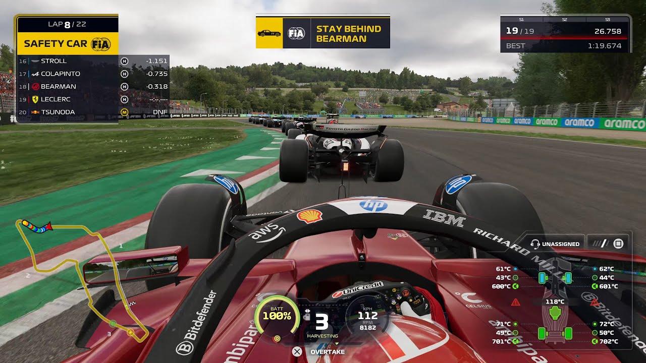 F1 25 | Imola | Ferrari SF-25 | Leclerc