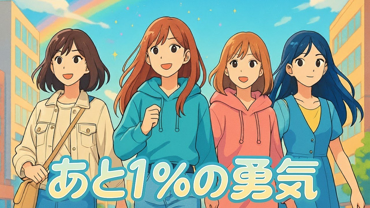 【AI曲】あと1％の勇気【AI MUSIC】【SUNO】