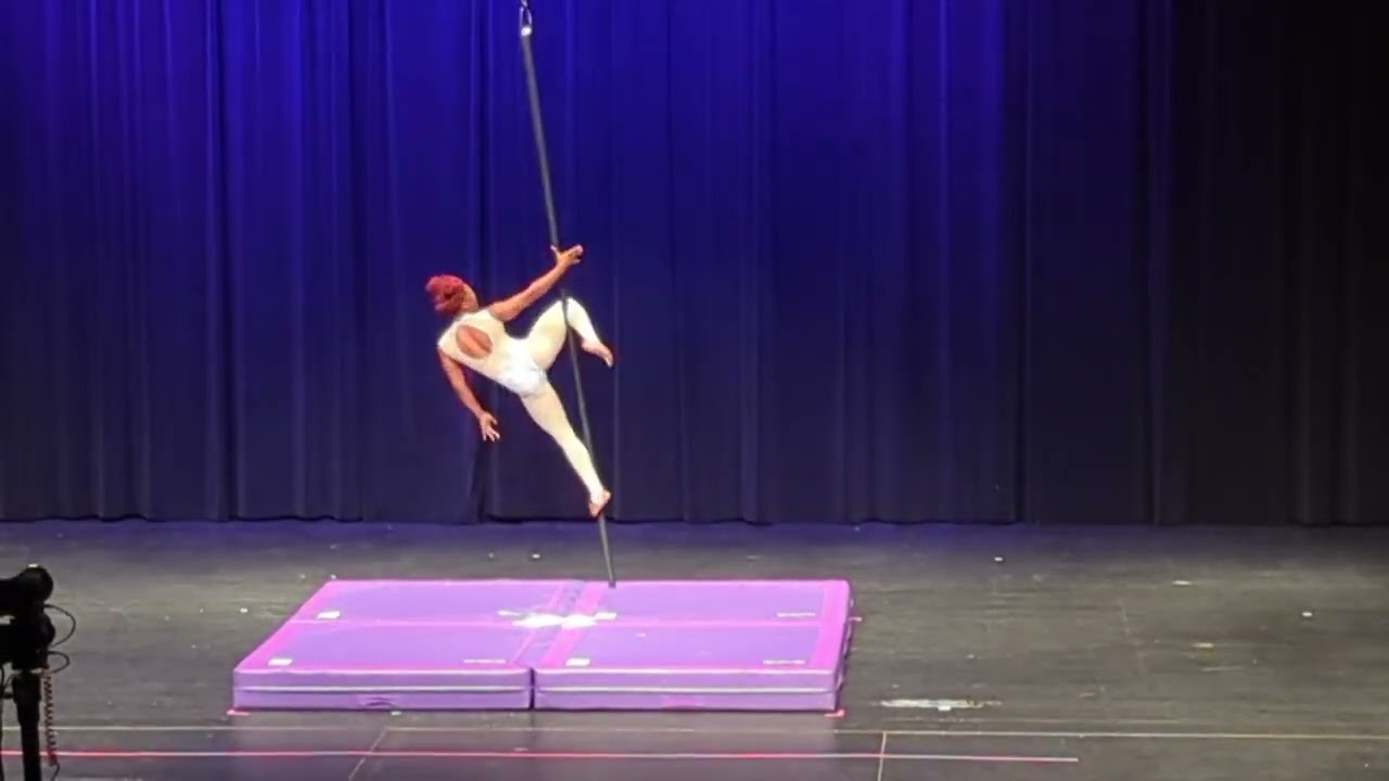 1st place national aerialympics #aerialpole #aerialarts #sports ##competition #athlete #artist 