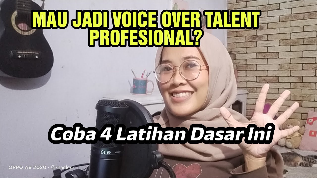 LATIHAN DASAR VOICE OVER TALENT PEMULA SEBELUM JADI PRO!