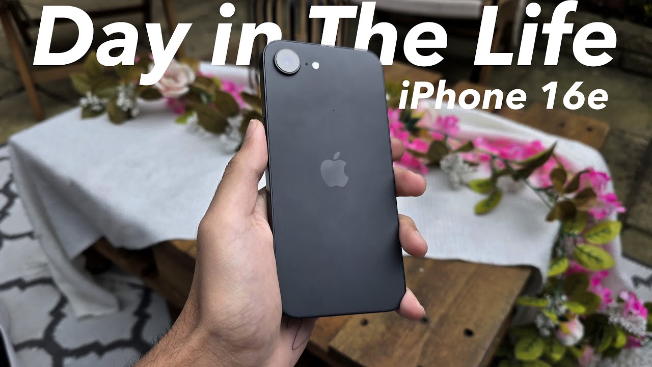 iPhone 16e - Real Day in the Life Review (Battery & Camera test)