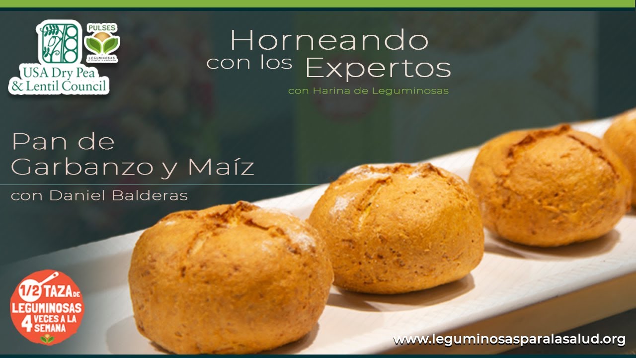 PAN DE GARBANZO Y MAÍZ