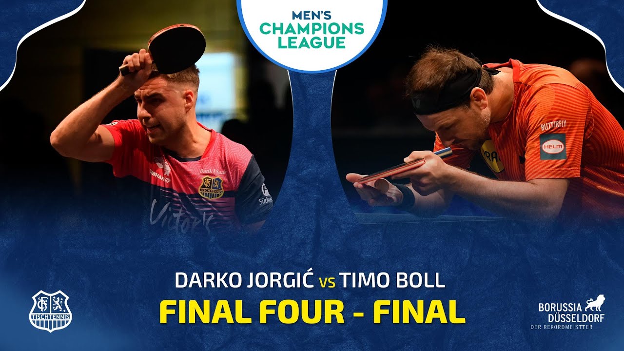 Darko Jorgić vs Timo Boll | CHAMPIONS LEAGUE FINAL FOUR 2025 | FULL MATCH HIGHLIGHTS
