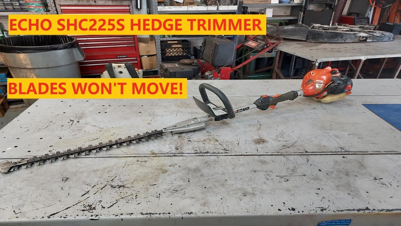 Echo SHC225S Hedge Trimmer | Blades Quit Moving!