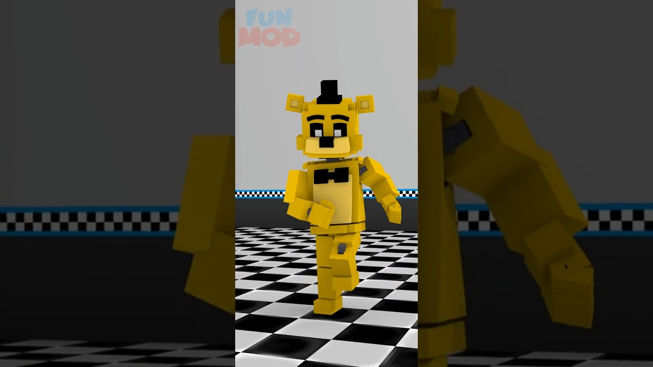 GOLDEN FREDDY, FunMod #shorts