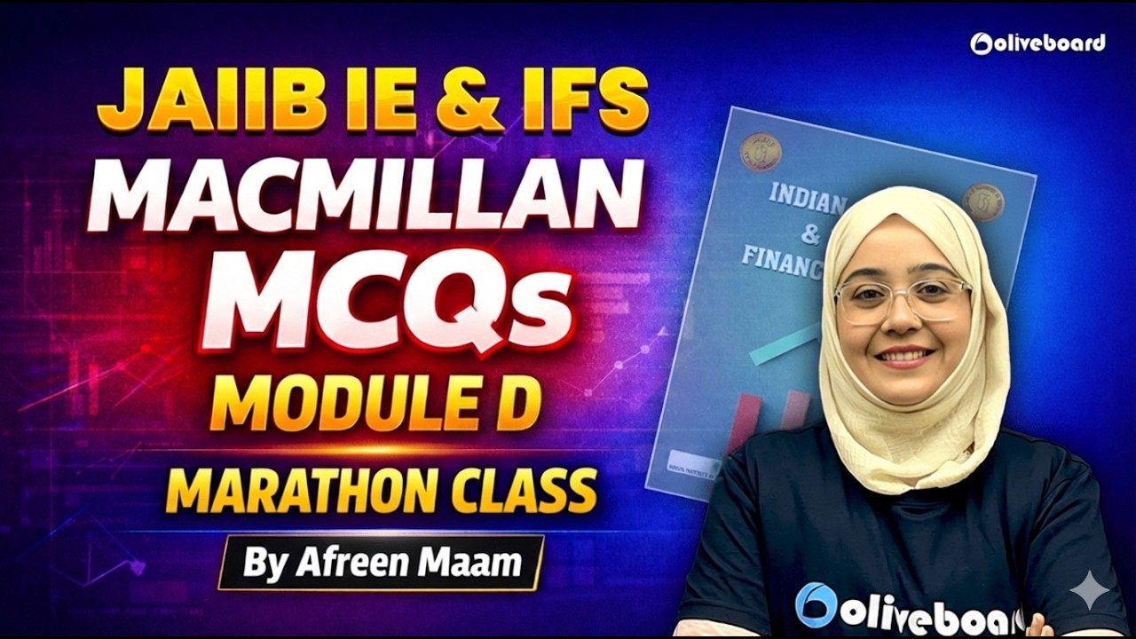 JAIIB IE & IFS Module D Marathon 2026 | Macmillan MCQs Complete | JAIIB IE & IFS Preparation