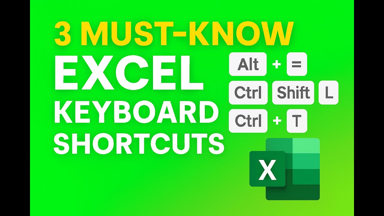 3 обязательных сочетания клавиш Excel (за 2 минуты) 2026
