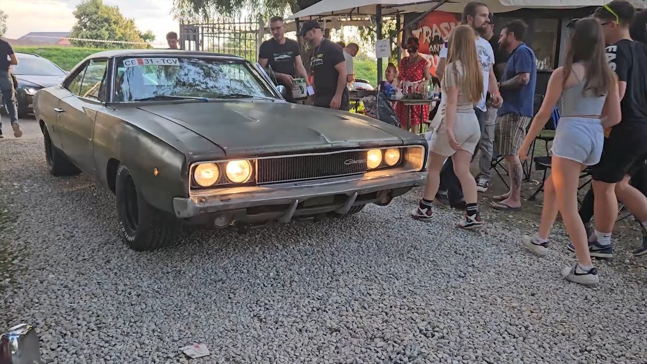 Muscle Cars, Corvettes & Harley Davidson Bikes - V8 Sound - 