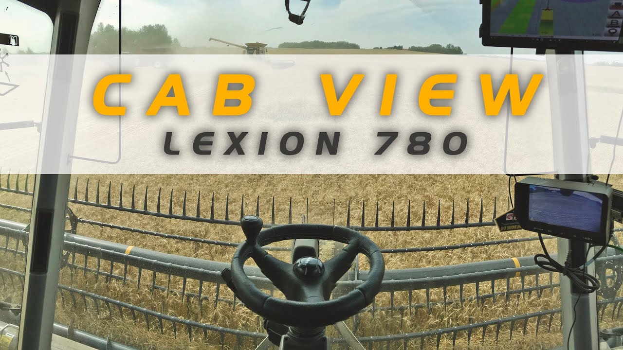[GOPRO] CAB VIEW | Claas Lexion 780 + MacDon 12m Flexdraper [UNCUT - SOUND]