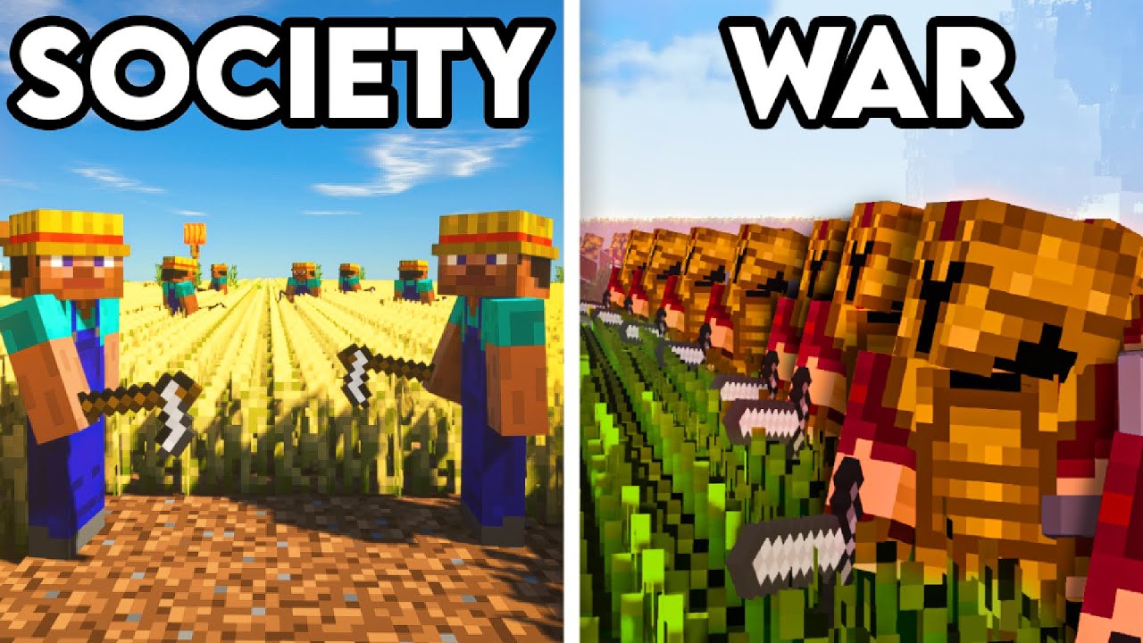 100 игроков симулируют цивилизацию в Minecraft