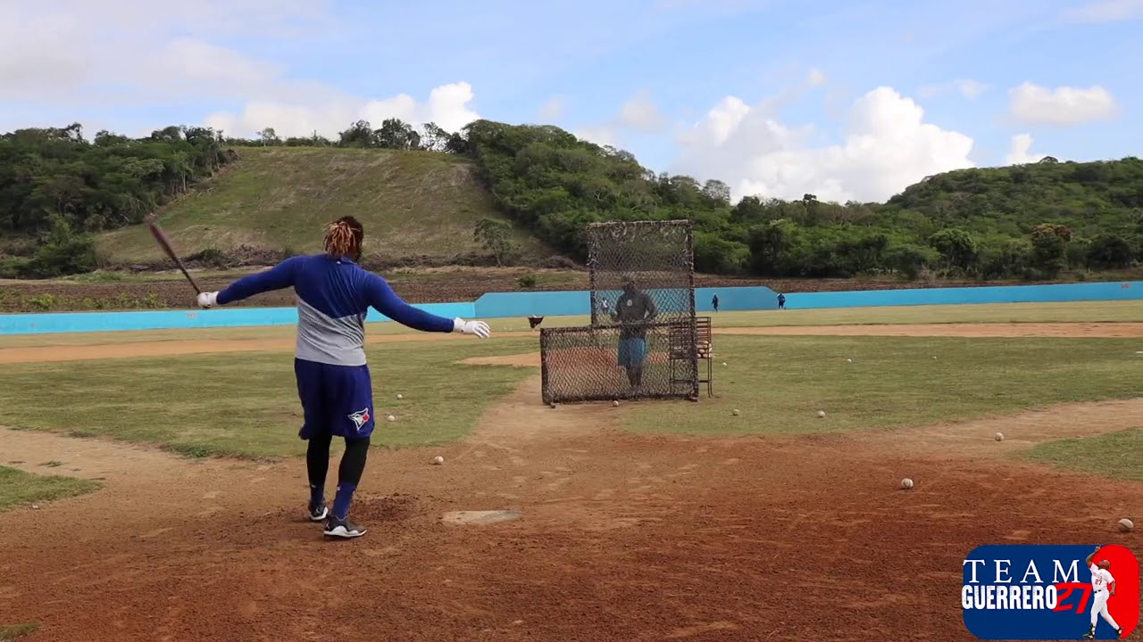 Vladimir Guerrero Jr. - Práctica De Bateo | META: Dar 1 Home Run Por El Right Fiel 🏌🏾‍♂️