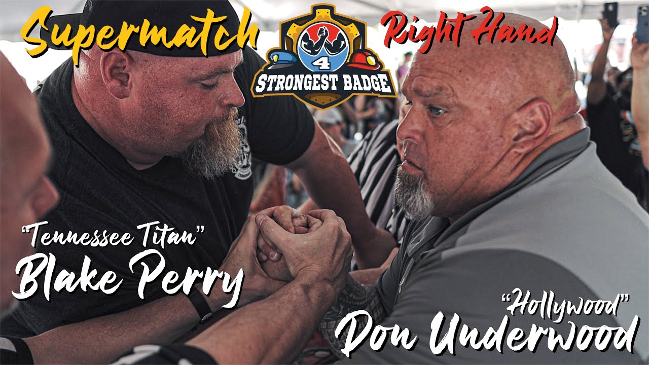 Strongest Badge 4 | Armfight Supermatch - Underwood vs. Perry | Armwrestling