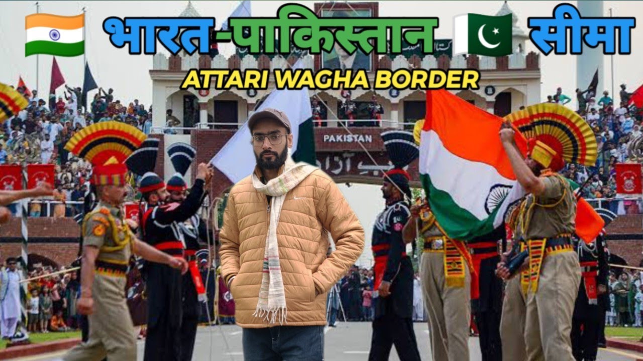 Wagha Border Retreat Ceremony BSF VS PAKISTANI Rangers | Full Experience | Honey and mannat vlogs 