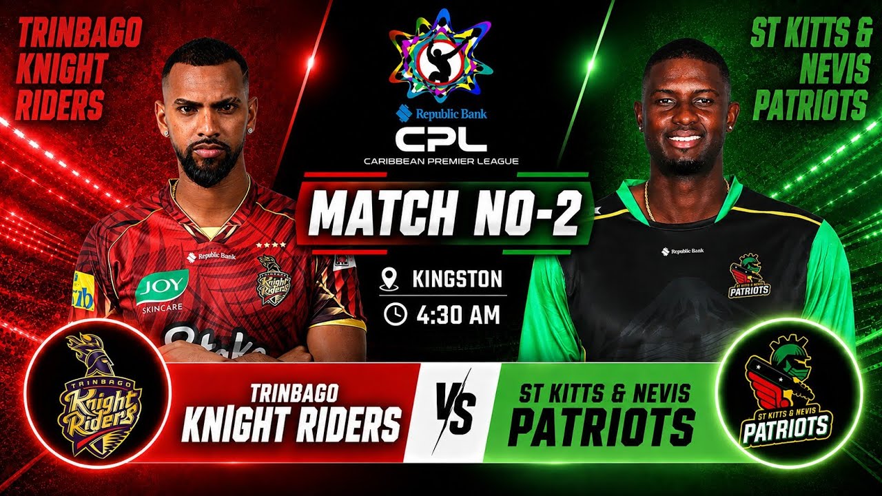 TKR VS SKNP CPL MATCH NO 2 🔥|| TKR VS SKNP DREAM 11 PREDICTION & PLAYING 11 🍀|| #cpl