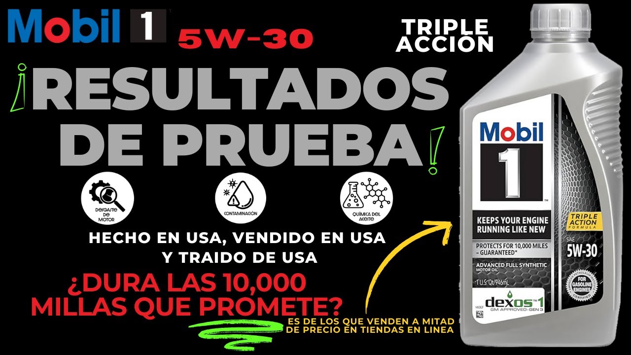 Es bueno Mobil 1 comprado en USA (cuesta la mitad en línea) ¿es original?