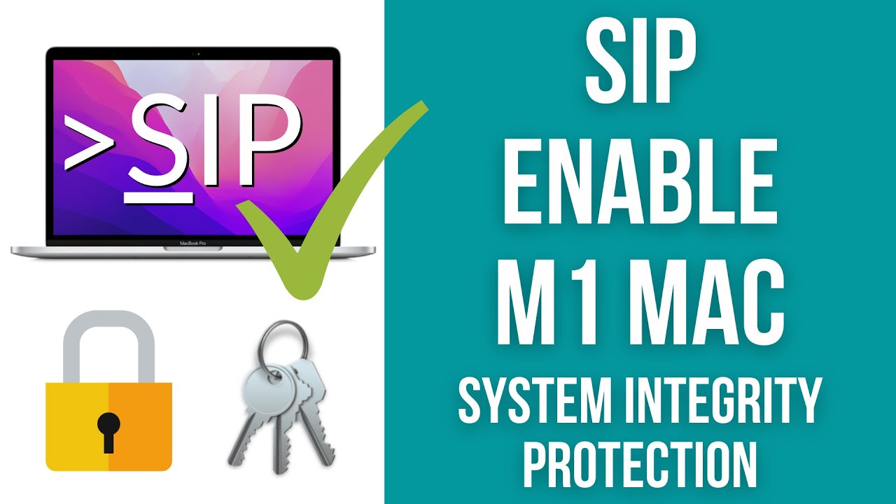Как включить SIP на M1 Mac (защита целостности системы)