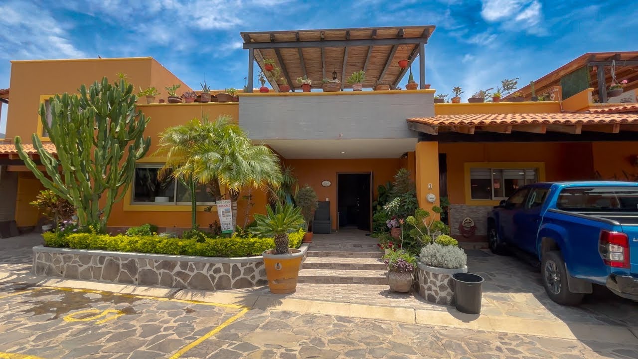 Home with lake views for sale in San Antonio, Lake Chapala, Mexico. $319,900 USD
