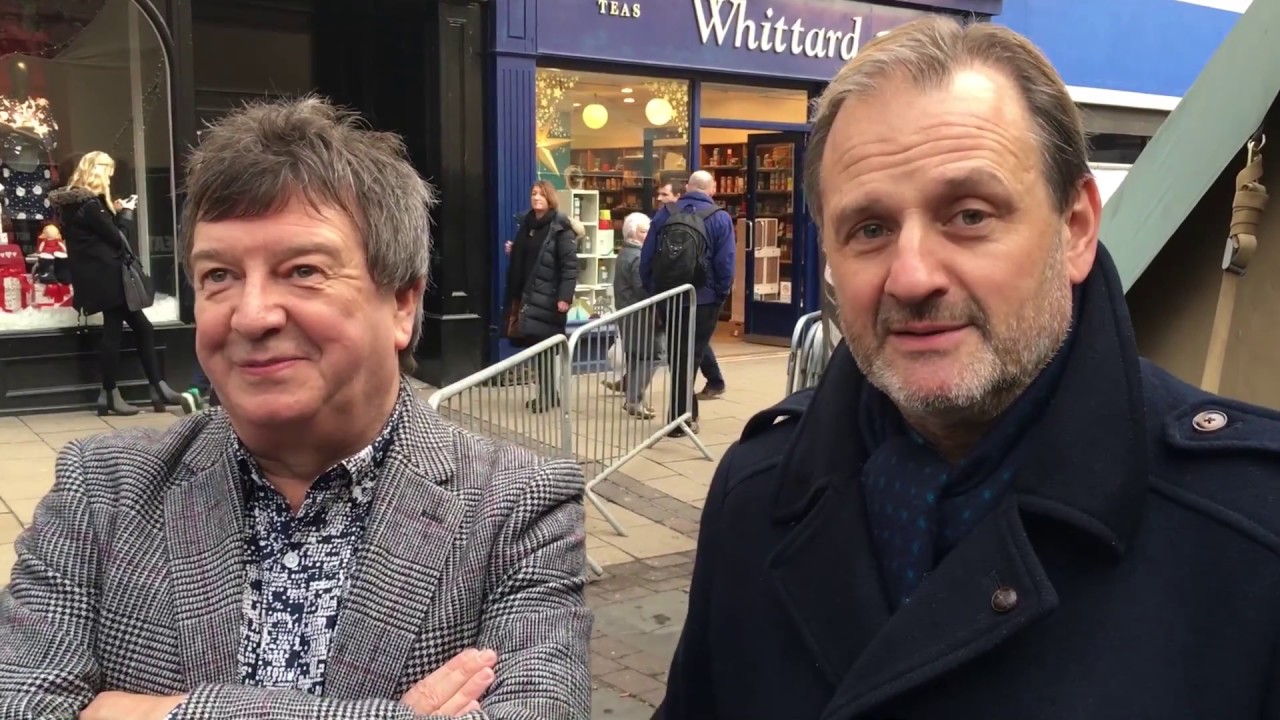 Mark Radcliffe and Stuart Maconie in York