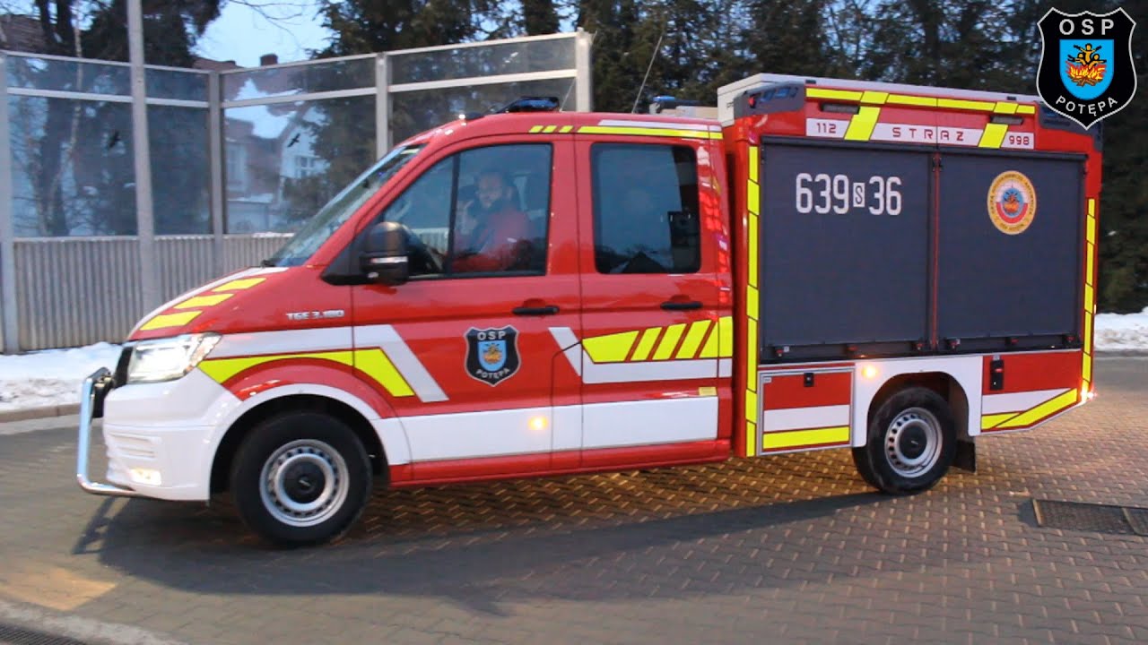 OSP Potępa MAN TGE 3 180 PROFIS Odbiór nowego wozu