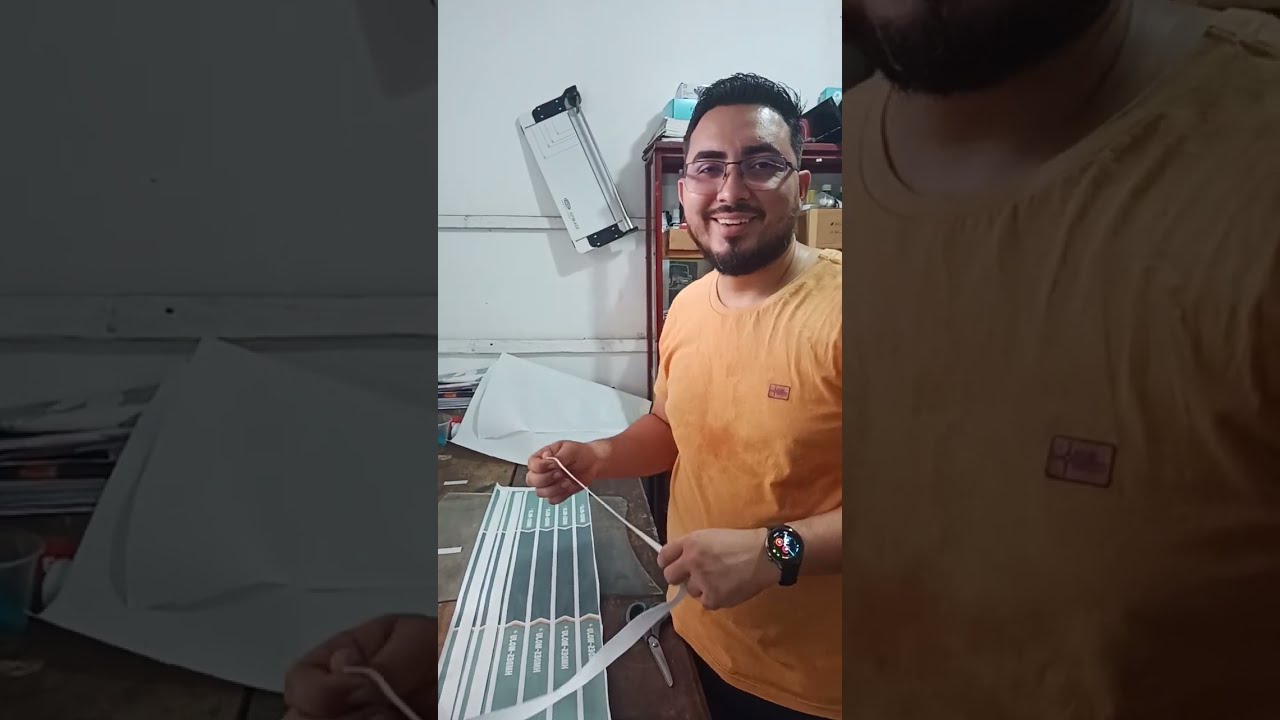 ( parte 2)Fazendo cordão de crachá personalizado em prensa pequena