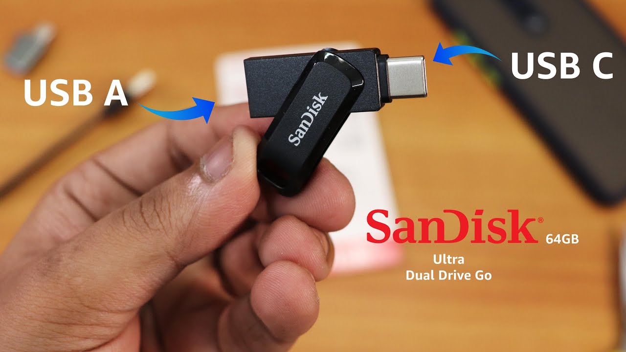 Распаковка и впечатления от SanDisk DualDrive Go [USB Type C / Type A]!