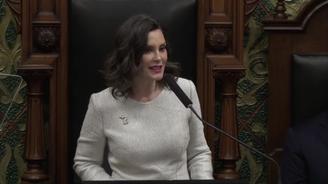 Michigan Gov. Gretchen Whitmer delivers her final State of the State address in 2026