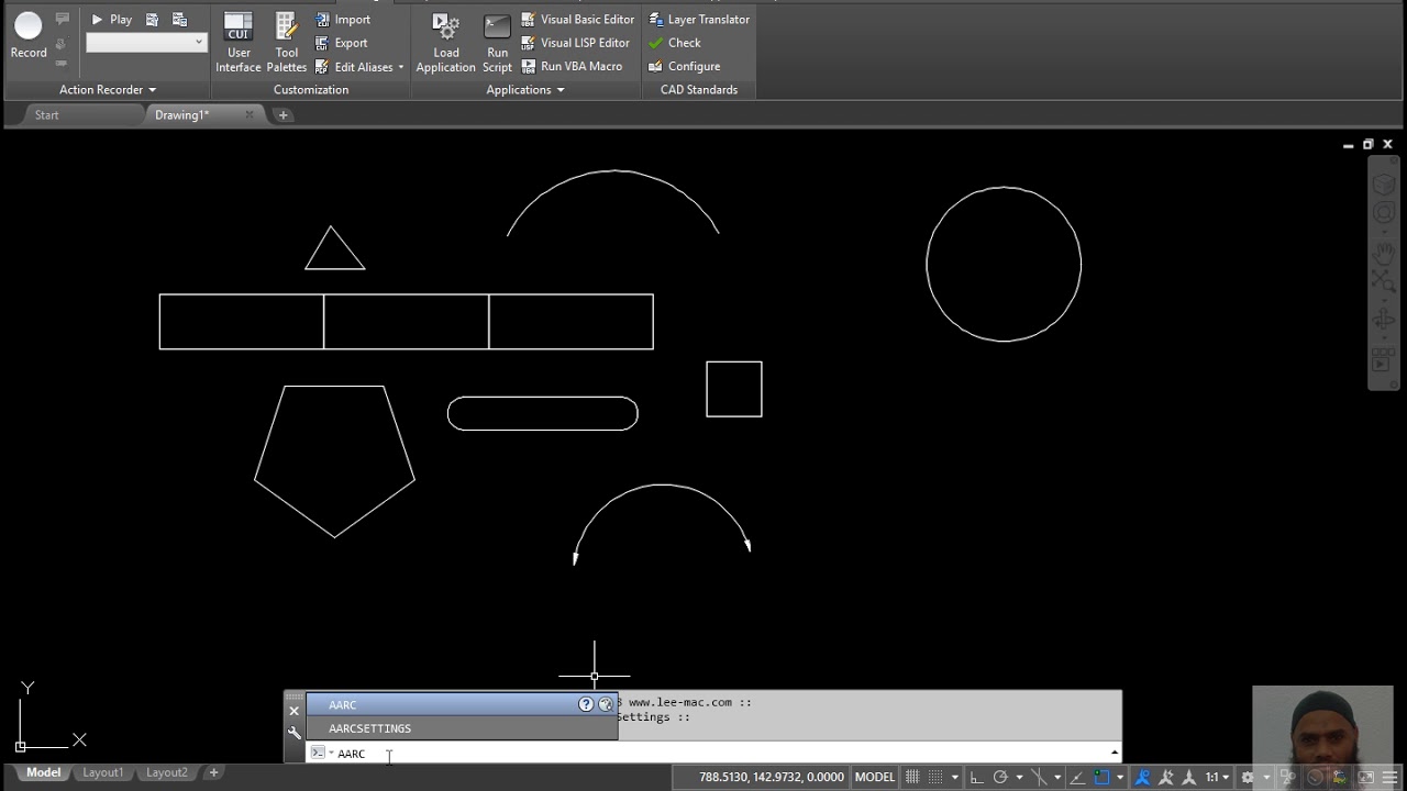 Arc Arrow In Autocad (Lisp)