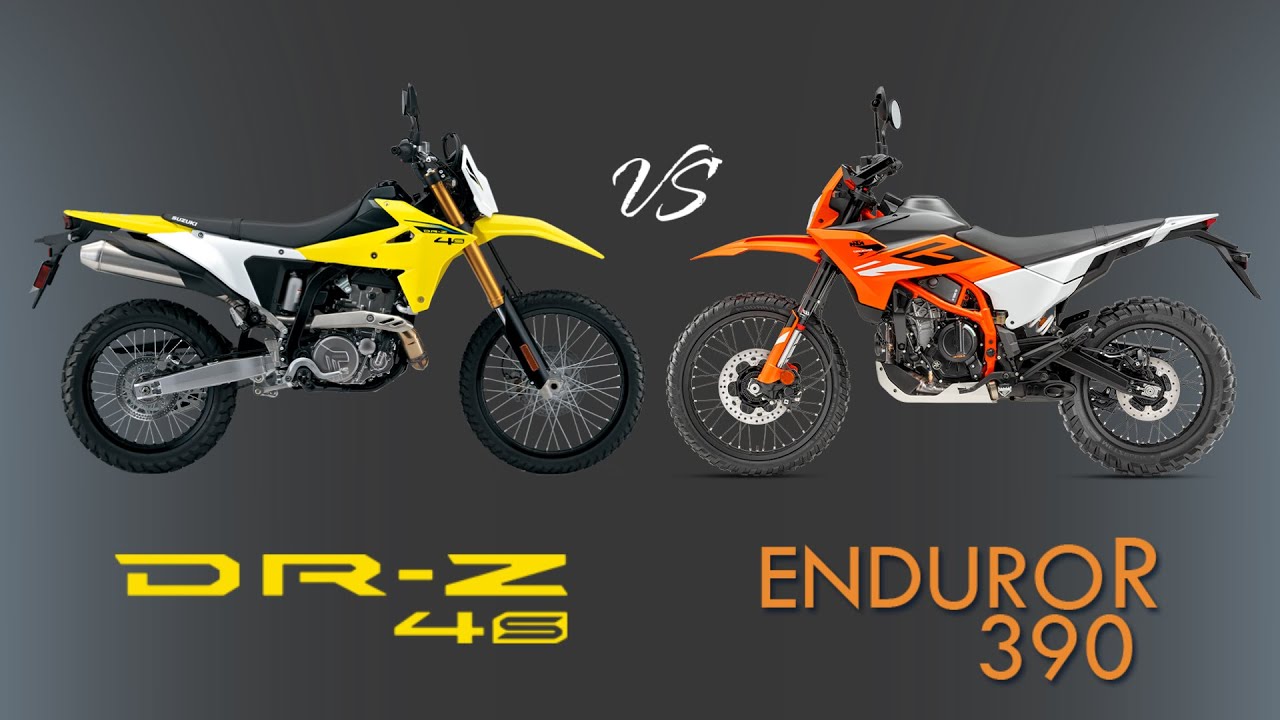 SUZUKI DRZ4S [VS] KTM 390 ENDURO R | Comparison | Mileage  | Price | Bike Informer