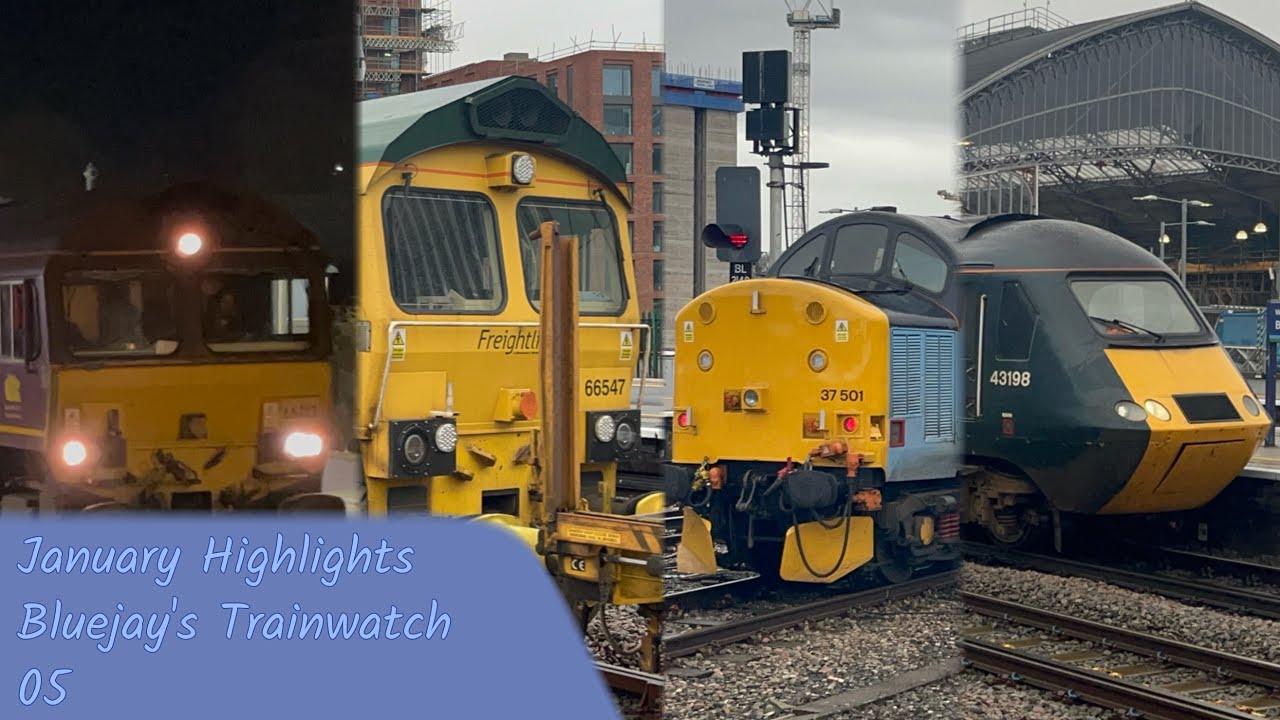 66s, 37s and HSTs! | Bluejay's Trainwatch - January Highlights | 05