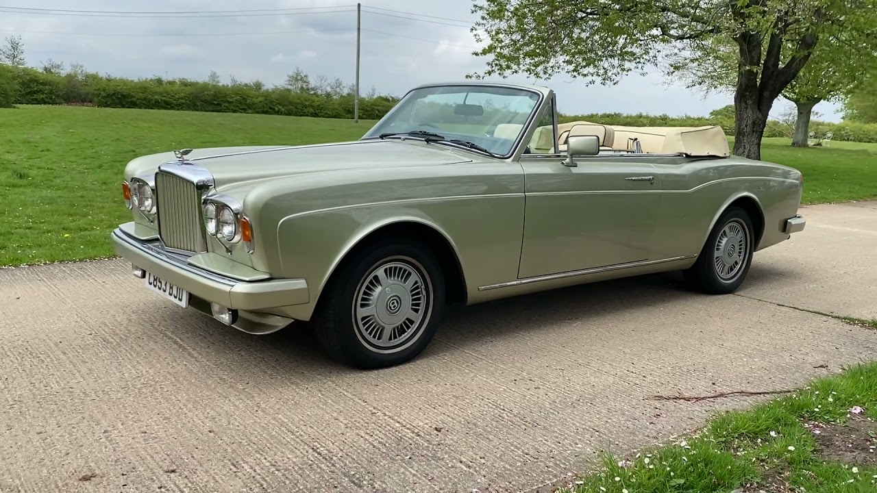 1985 Bentley Continental Convertible 