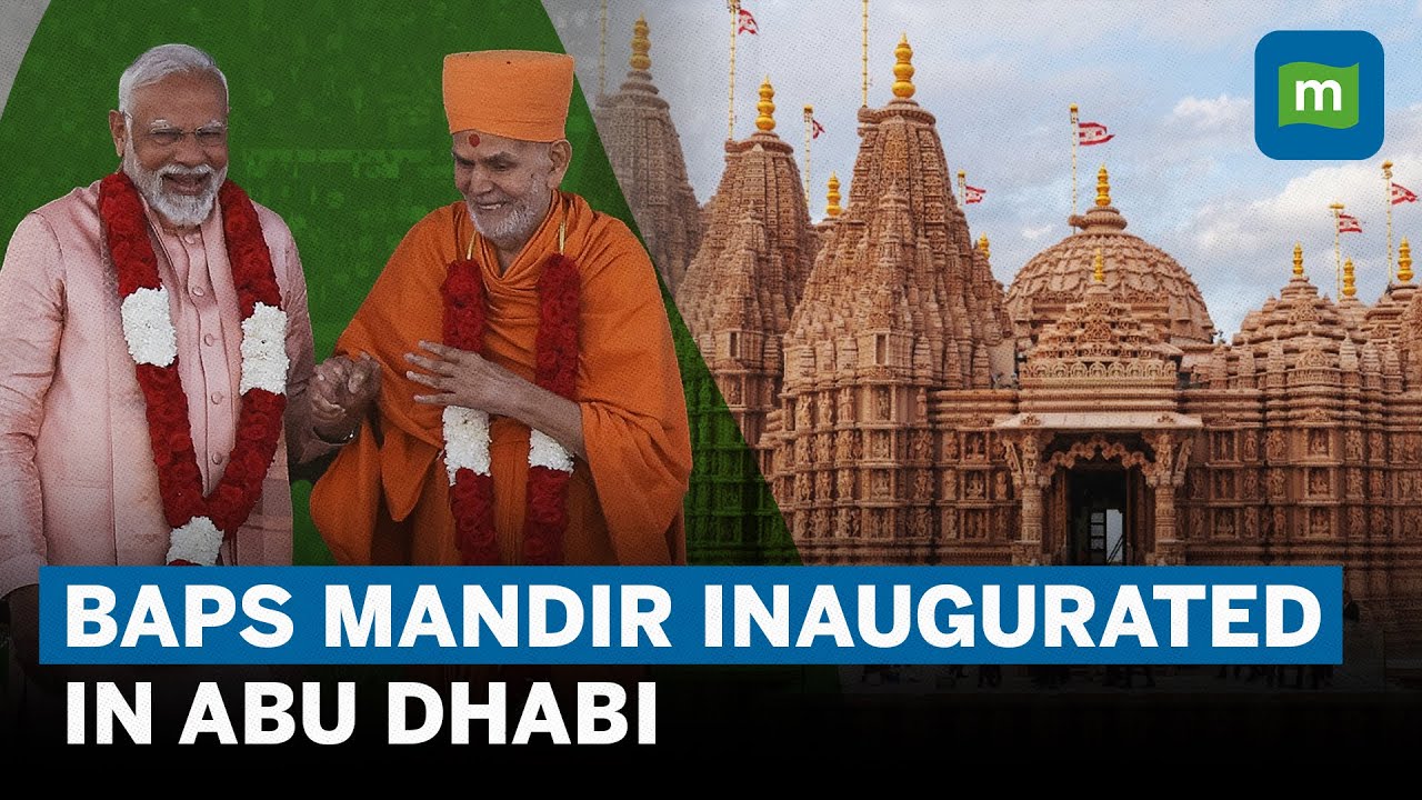 PM Modi Inaugurated The BAPS Hindu Temple in Abu Dhabi, UAE