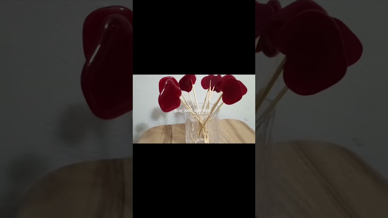 Evde cam şeker yapımı