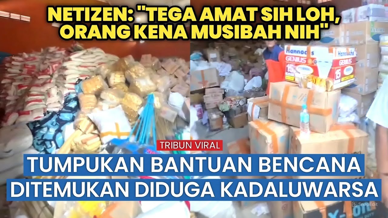 DPRK Bireuen Bongkar Gudang Bantuan: Logistik Bencana Masih Menumpuk, Begini Penampakannya