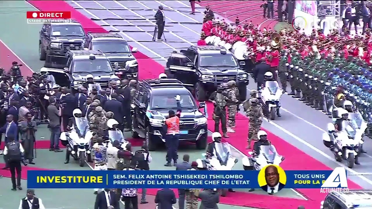 Direct: cérémonie d’investiture de Félix Tshisekedi