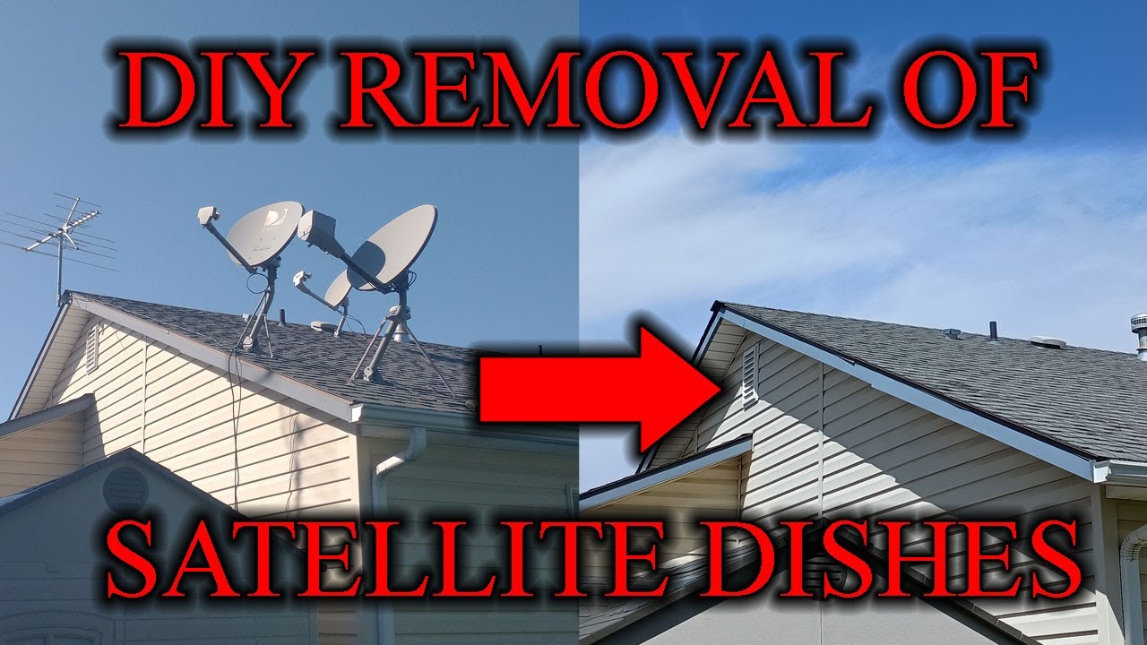 Easy DIY Roof Satellite and Antenna Removal