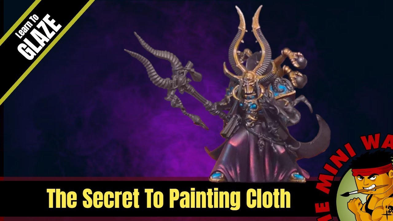 Warhammer: How To Glaze Cloth & True Metallics